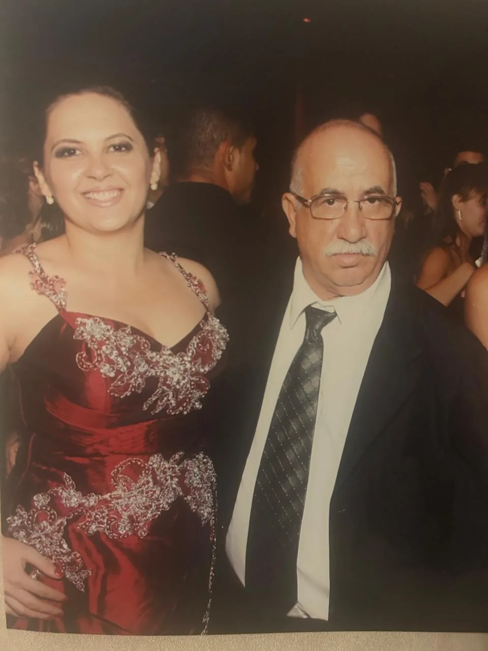Vanusa Santos em registro familiar