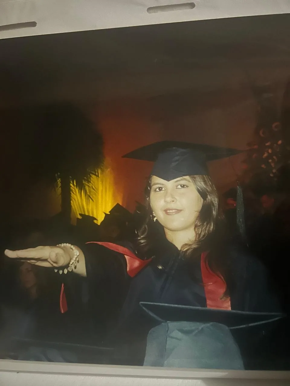 Vanusa Santos em sua formatura